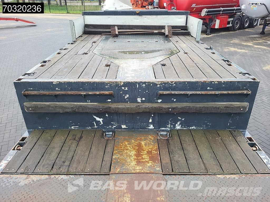 Es-ge 4.S0U-25-40.3H 4 axles 3x Steering Axle Extendable Semirremolques de góndola rebajada