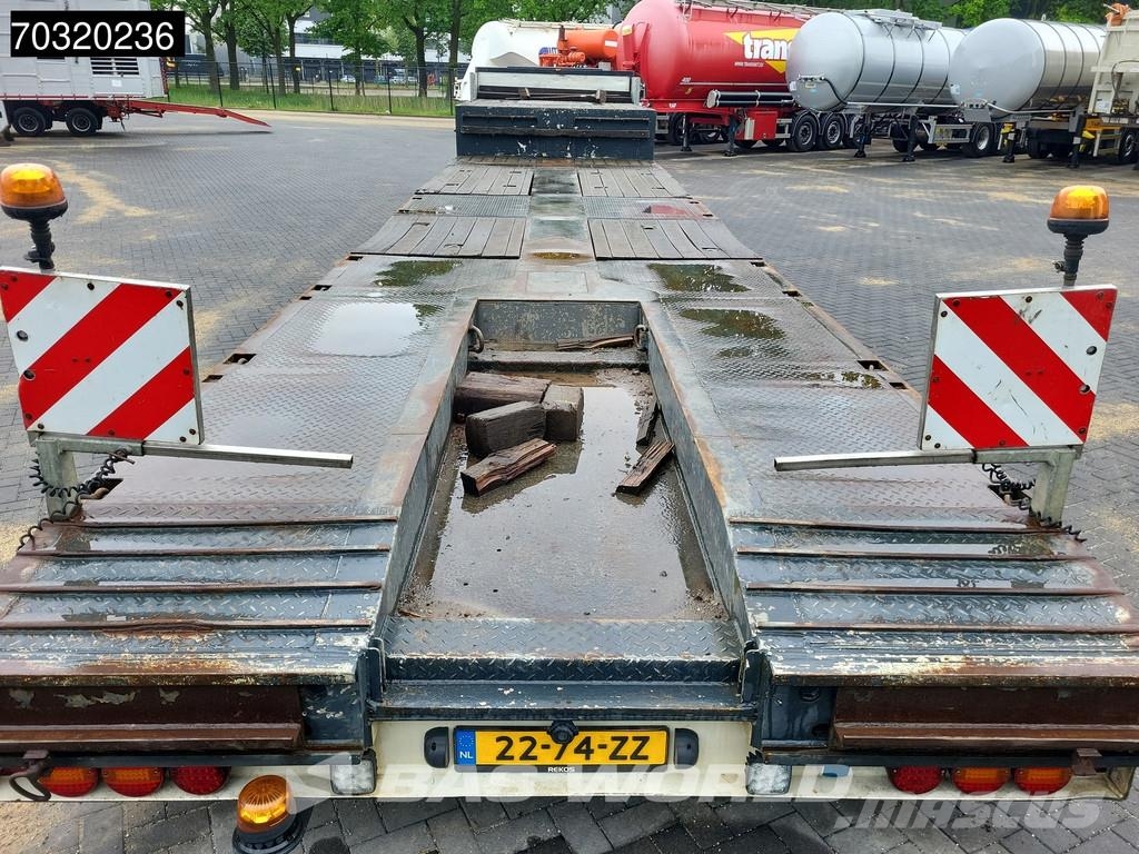 Es-ge 4.S0U-25-40.3H 4 axles 3x Steering Axle Extendable Semirremolques de góndola rebajada