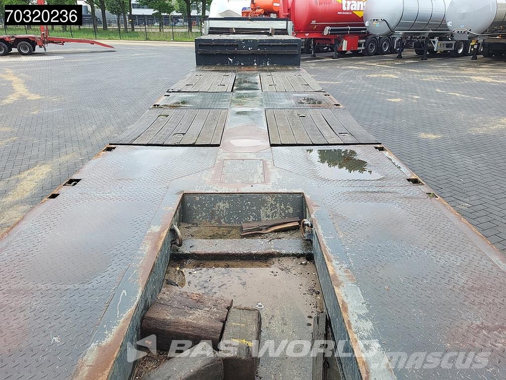 Es-ge 4.S0U-25-40.3H 4 axles 3x Steering Axle Extendable Semirremolques de góndola rebajada
