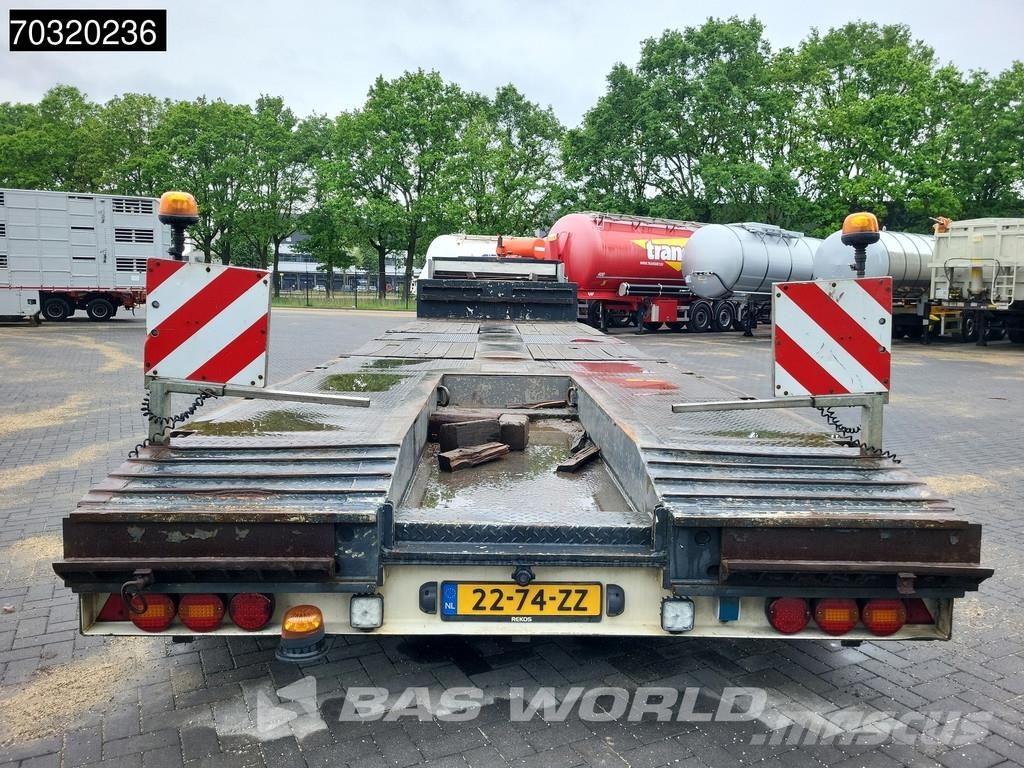 Es-ge 4.S0U-25-40.3H 4 axles 3x Steering Axle Extendable Semirremolques de góndola rebajada