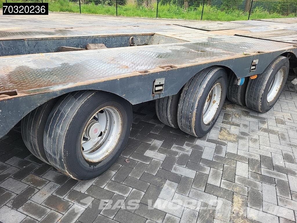 Es-ge 4.S0U-25-40.3H 4 axles 3x Steering Axle Extendable Semirremolques de góndola rebajada