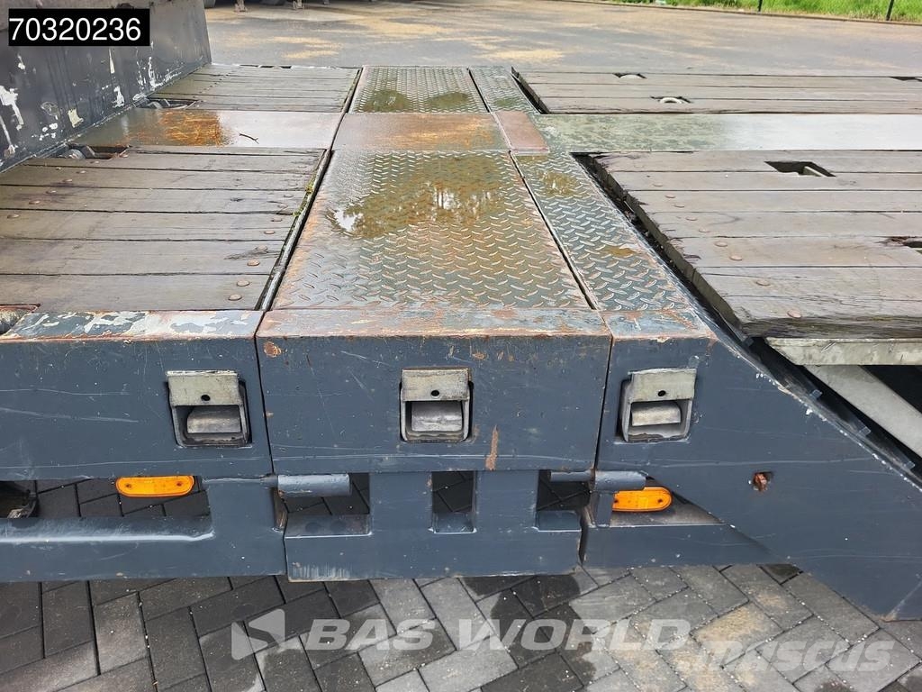 Es-ge 4.S0U-25-40.3H 4 axles 3x Steering Axle Extendable Semirremolques de góndola rebajada