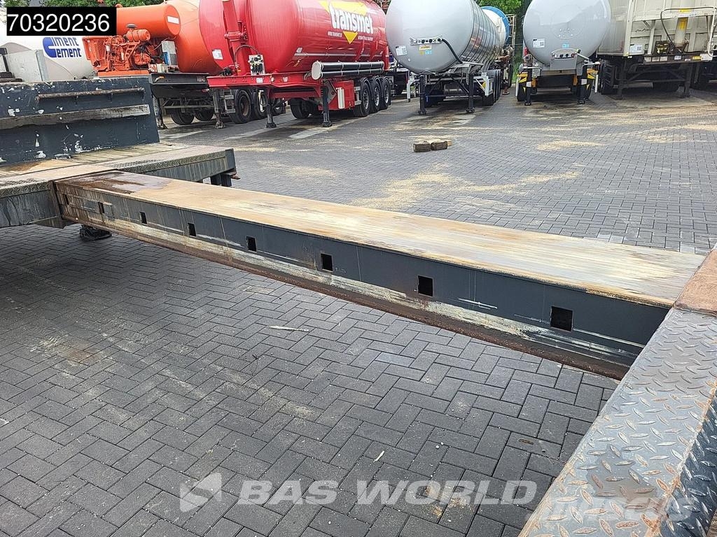 Es-ge 4.S0U-25-40.3H 4 axles 3x Steering Axle Extendable Semirremolques de carga baja