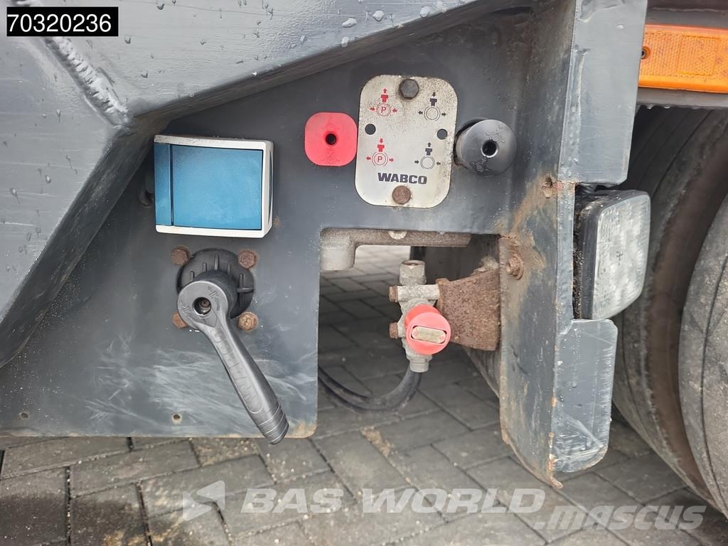 Es-ge 4.S0U-25-40.3H 4 axles 3x Steering Axle Extendable Semirremolques de góndola rebajada