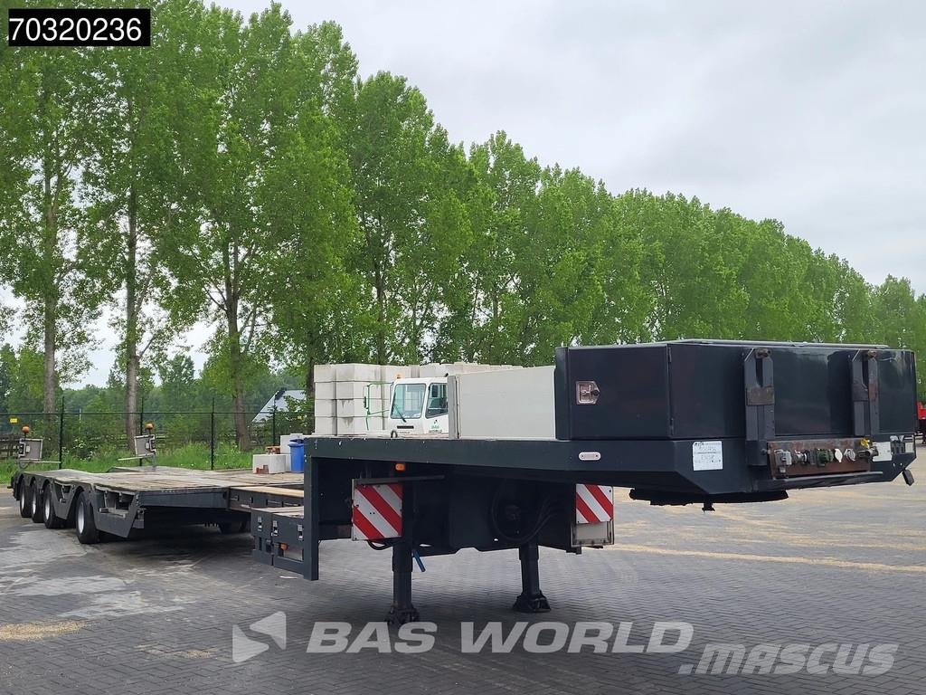 Es-ge 4.S0U-25-40.3H 4 axles 3x Steering Axle Extendable Zemie treileri