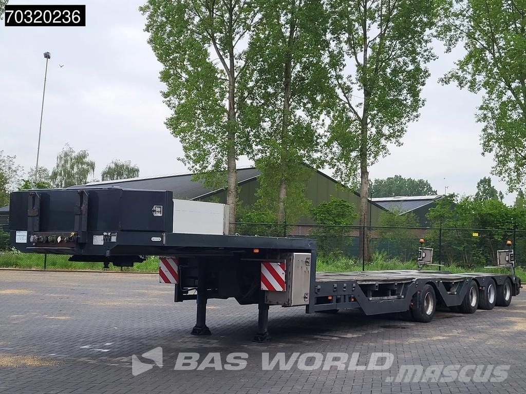 Es-ge 4.S0U-25-40.3H 4 axles 3x Steering Axle Extendable Zemie treileri