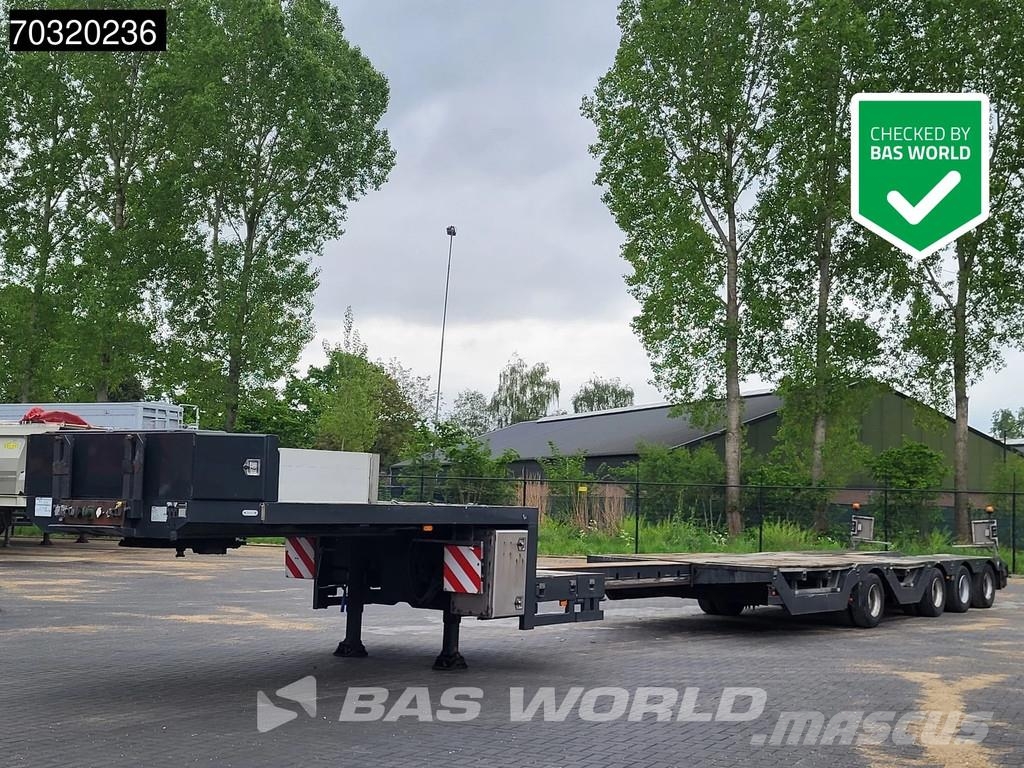 Es-ge 4.S0U-25-40.3H 4 axles 3x Steering Axle Extendable Zemie treileri