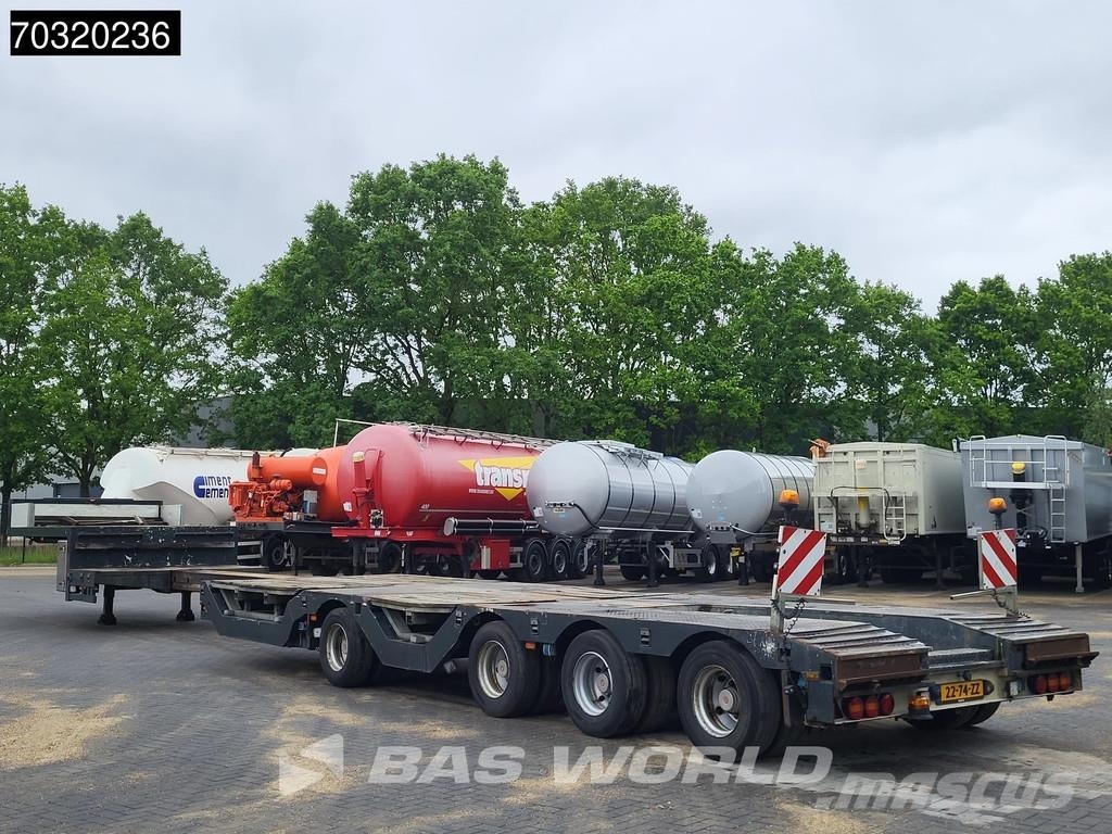 Es-ge 4.S0U-25-40.3H 4 axles 3x Steering Axle Extendable Zemie treileri