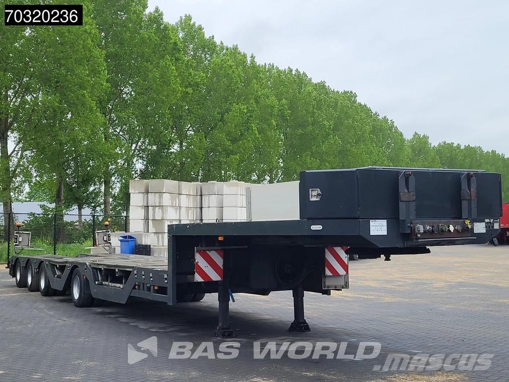 Es-ge 4.S0U-25-40.3H 4 axles 3x Steering Axle Extendable Zemie treileri