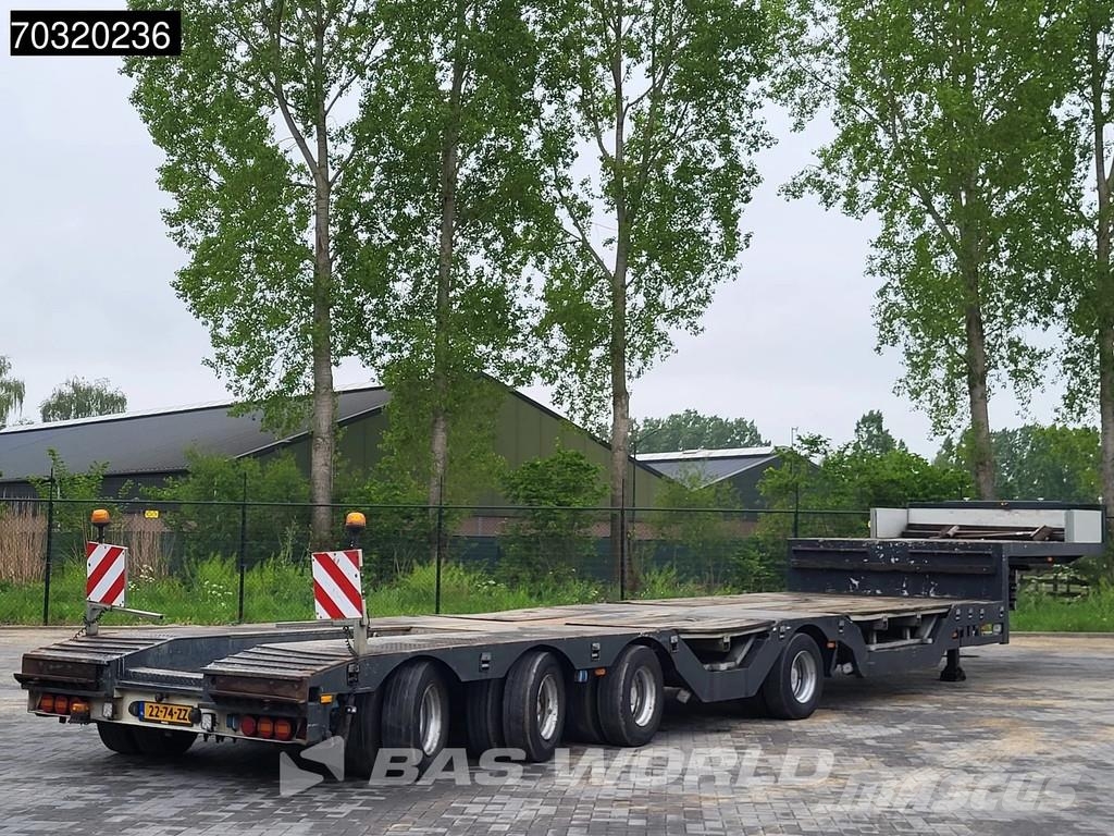 Es-ge 4.S0U-25-40.3H 4 axles 3x Steering Axle Extendable Zemie treileri