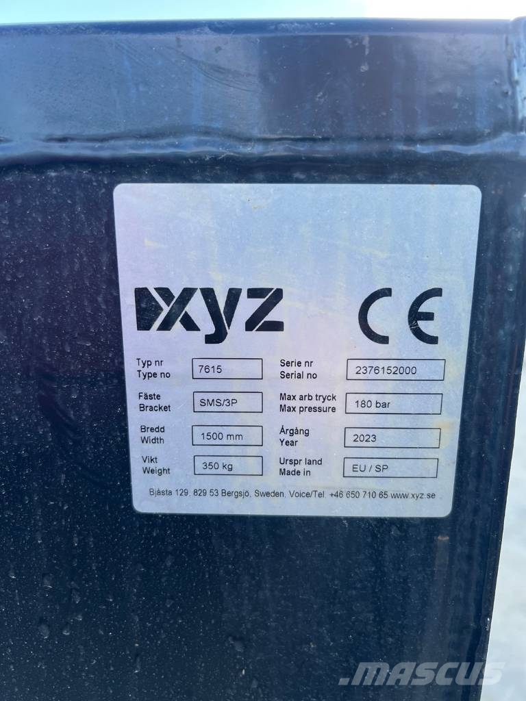 XYZ Sandspridare Trima/3-punkt Oanvänd Sand- und Salzstreuer