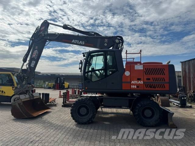 Atlas 190W mit OilQuick OQ70-55 Mobilbagger