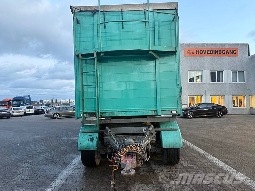 SVF Tipper / Alukastenmulde Kipper Anhänger 53m3 مقطورات قلابة