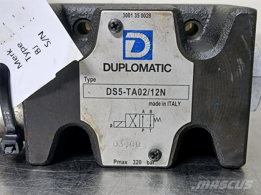 Duplomatic DS5-TA02/12N - NG10 4/2 Valve 12V Hidráulicos