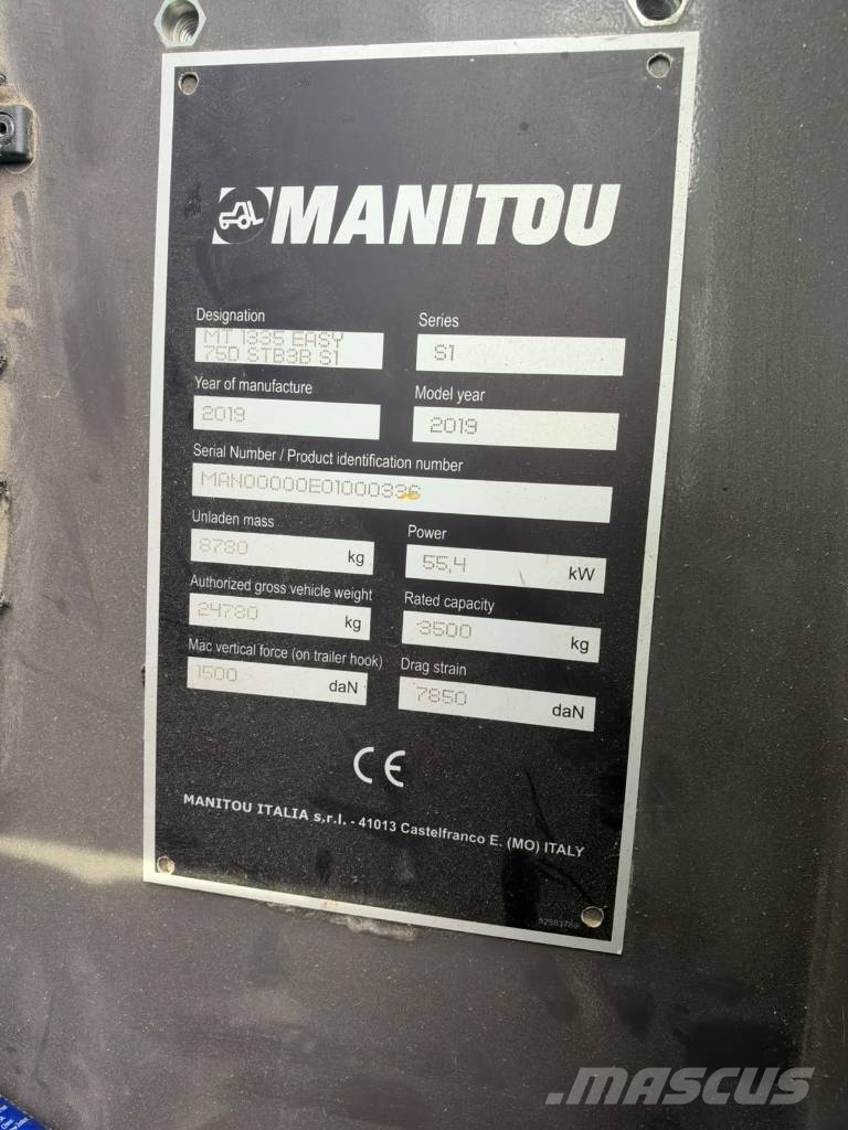 Manitou 1335 Kurottajat