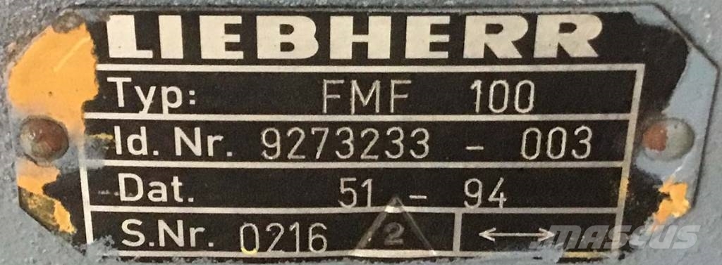 Liebherr FMF 100 Hidraulika