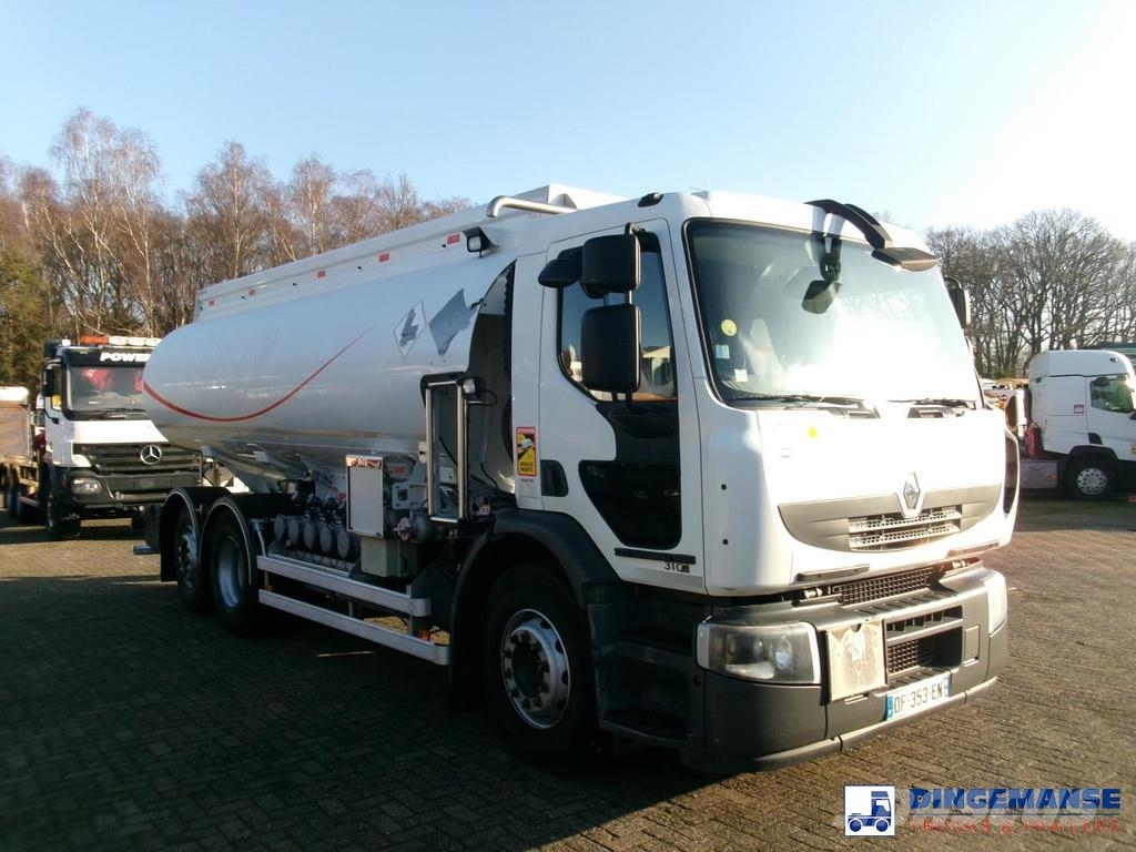 Renault Premium 300 6x2 fuel tank 19 m3 / 5 comp / ADR 31/ Tankwagen