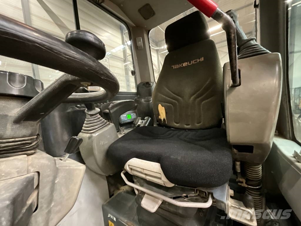 Takeuchi TB 295 W powertilt Lastik tekerli ekskavatörler