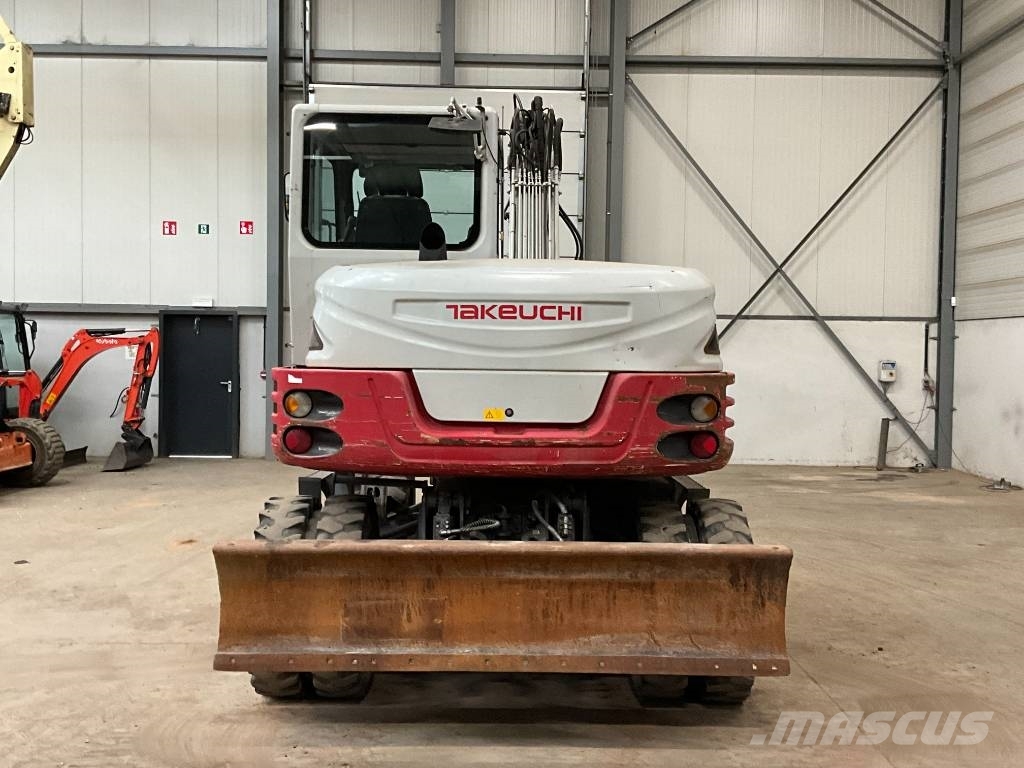 Takeuchi TB 295 W powertilt Lastik tekerli ekskavatörler