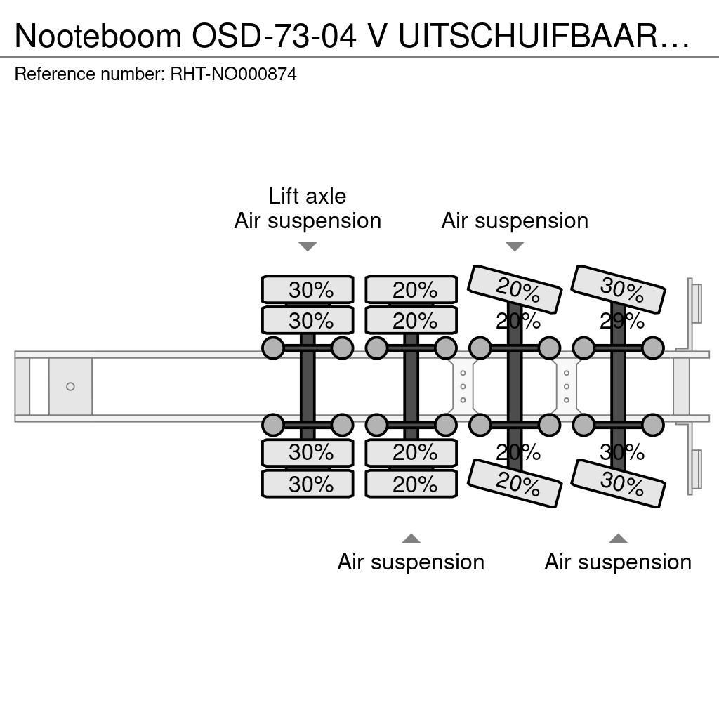 Nooteboom OSD-73-04 V UITSCHUIFBAAR Low loader-semi-trailers