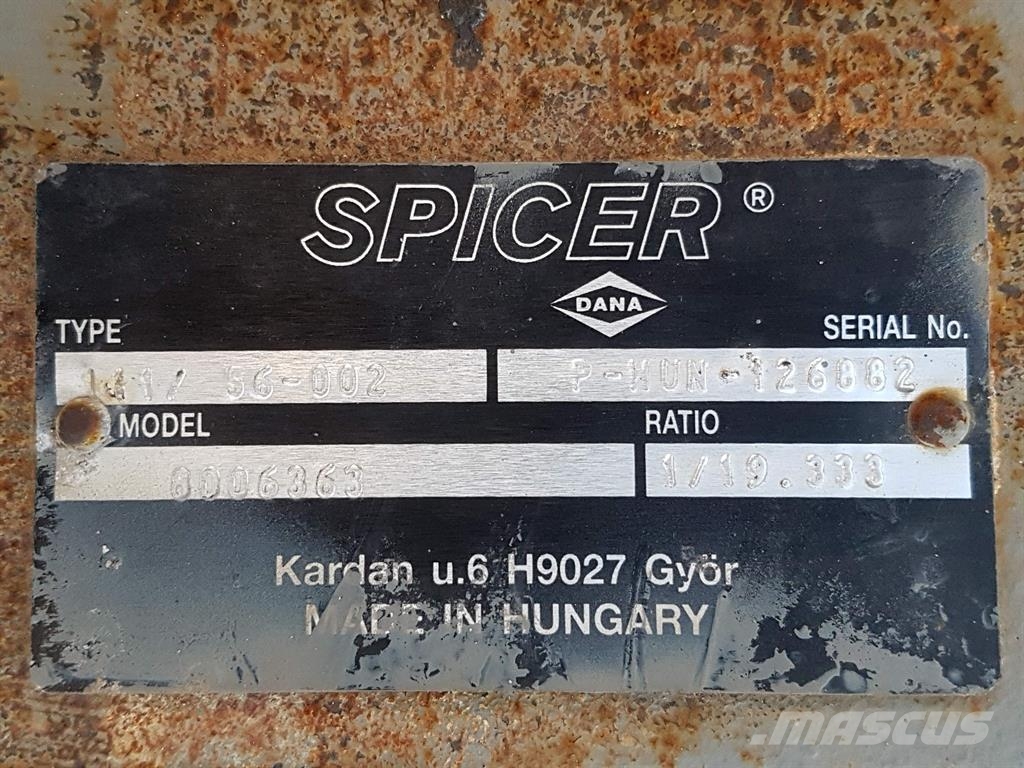 Atlas AR65-8006363-Dana Spicer 111/56-Axle/Achse/As Sillad