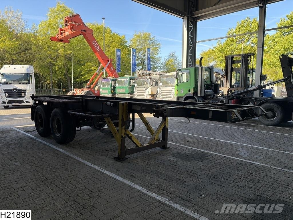 Pacton Container 20 FT, Steel suspension Konteinerių puspriekabės