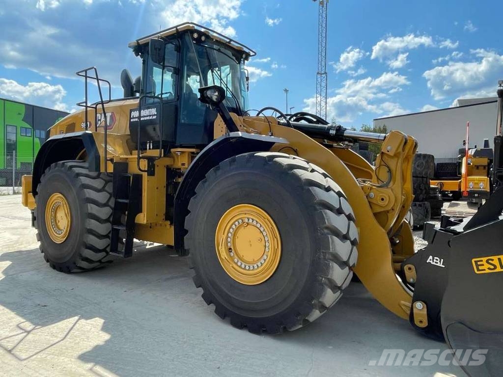 CAT 980 Uthyres/For Rental Radlader