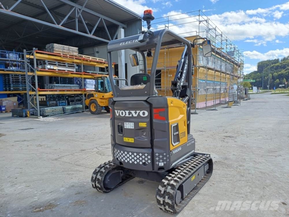Volvo JECR18E Electric Mini ekskavatörler, 7 tona dek