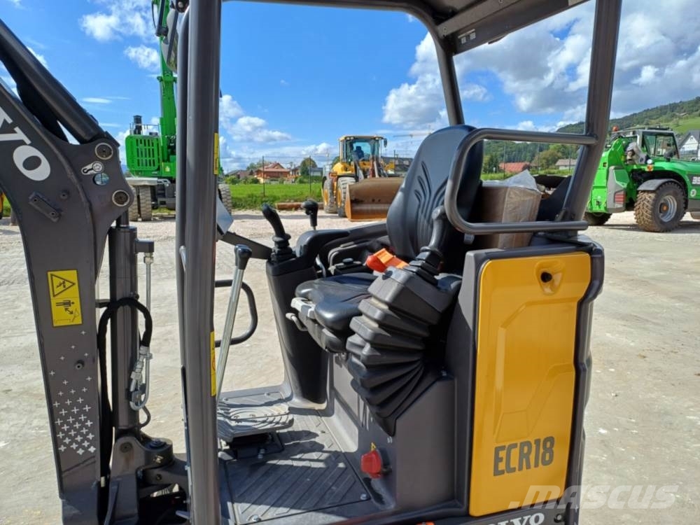 Volvo JECR18E Electric Mini ekskavatörler, 7 tona dek