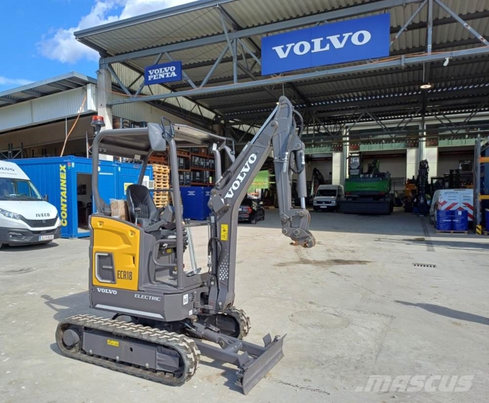 Volvo JECR18E Electric Mini ekskavatörler, 7 tona dek