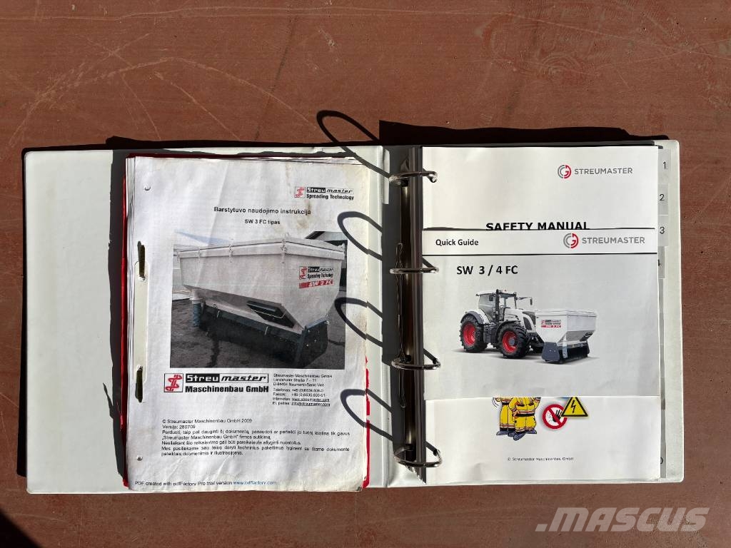 Wirtgen WS 220 & Streumaster SW3 FC Recicladoras de asfalto
