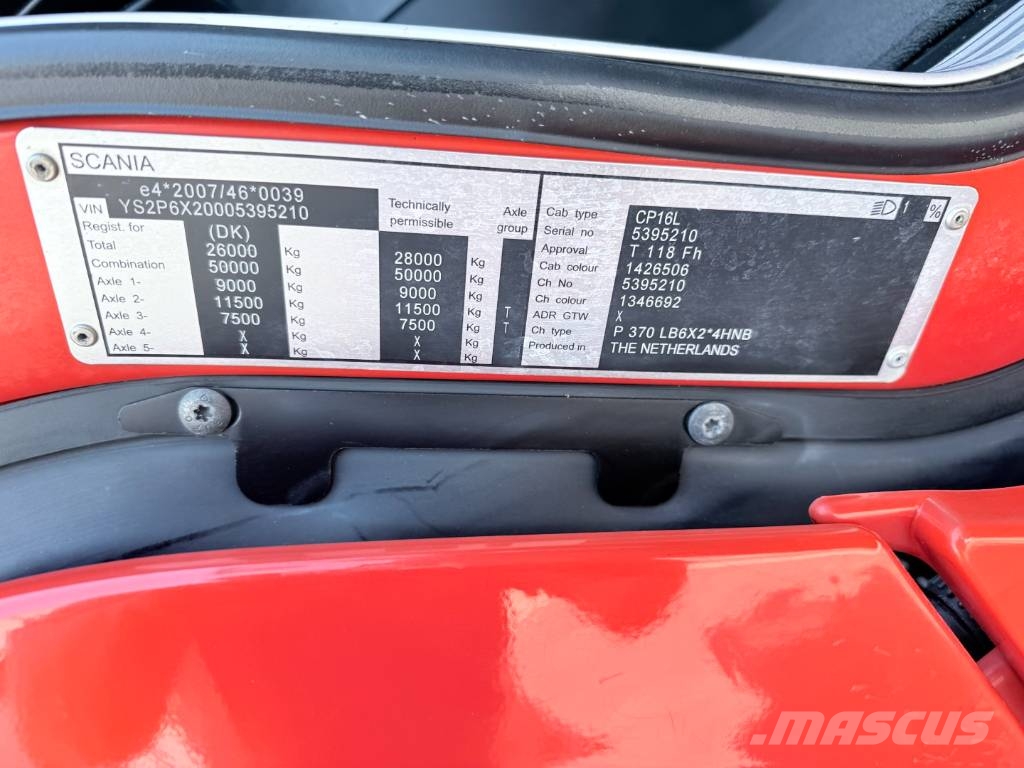 Scania P370 6x2*4 Hvidtved Larsen FlexLine 310 Camiones aspiradores/combi