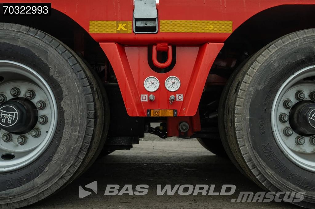 Kässbohrer LB4E 3 axles Extendable Ramps! 1x Lift 3x Steering Semi-remorca agabaritica