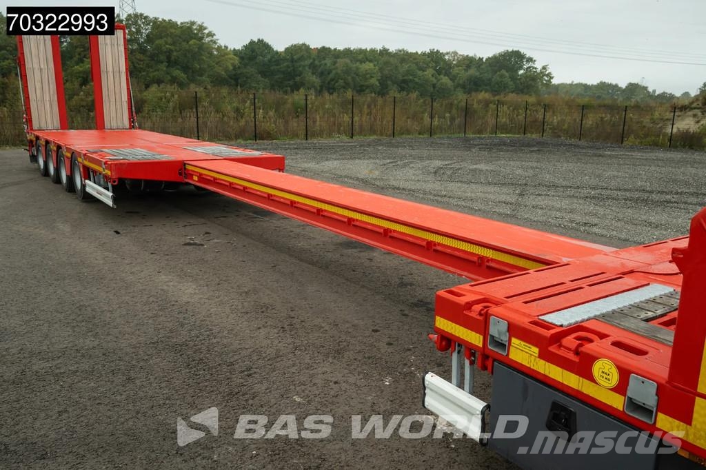 Kässbohrer LB4E 3 axles Extendable Ramps! 1x Lift 3x Steering Semi-remorca agabaritica