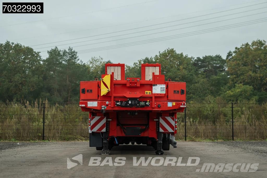 Kässbohrer LB4E 3 axles Extendable Ramps! 1x Lift 3x Steering Semi-remorca agabaritica