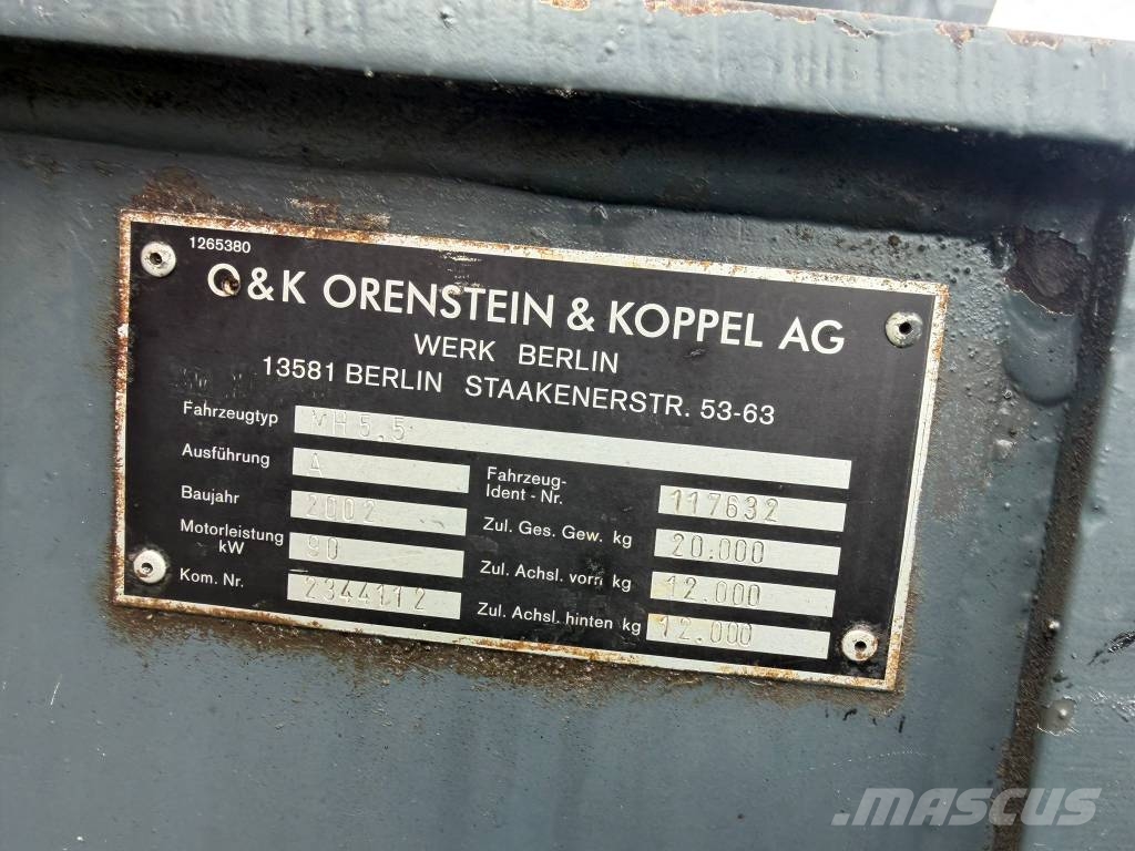 O&K MH 5.5 Bageri na kotačima
