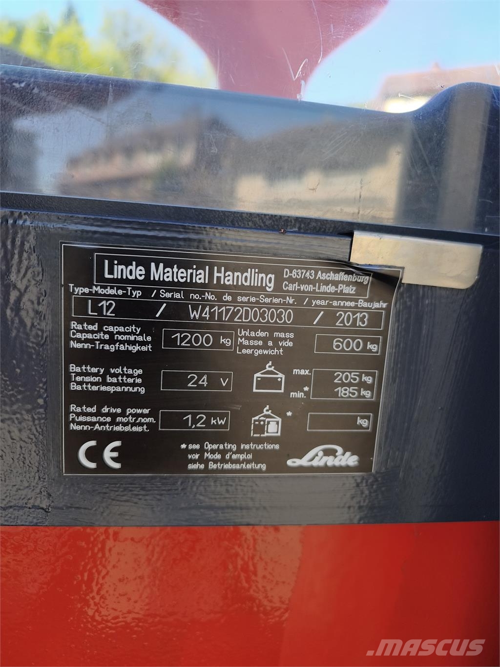 Linde L12 Ajettavat pinoamisvaunut