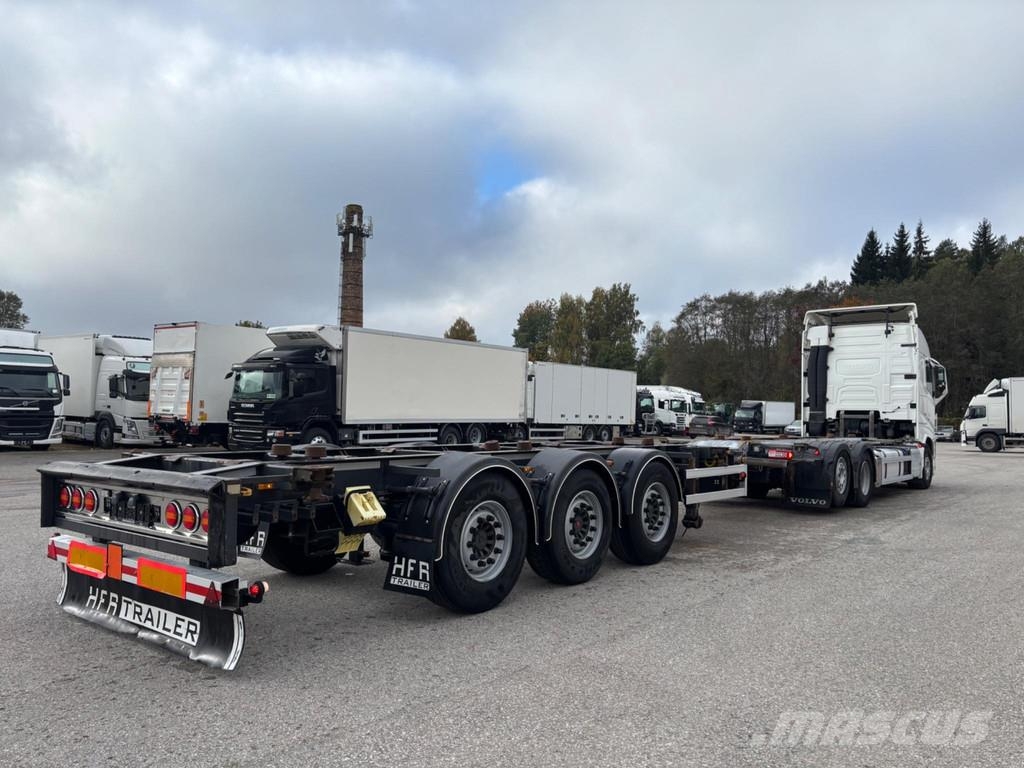 Volvo FH500 6x2*4 EURO6 + RETARDER + CHASSIS L7600mm Smagās mašīnas ar konteineriem