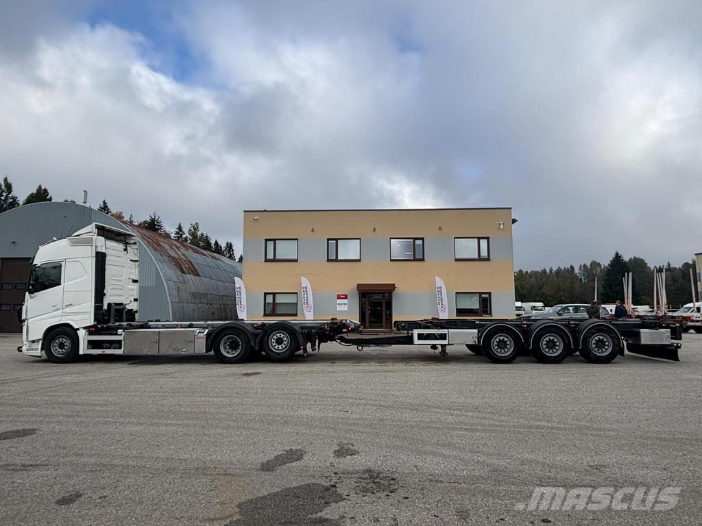 Volvo FH500 6x2*4 EURO6 + RETARDER + CHASSIS L7600mm Smagās mašīnas ar konteineriem