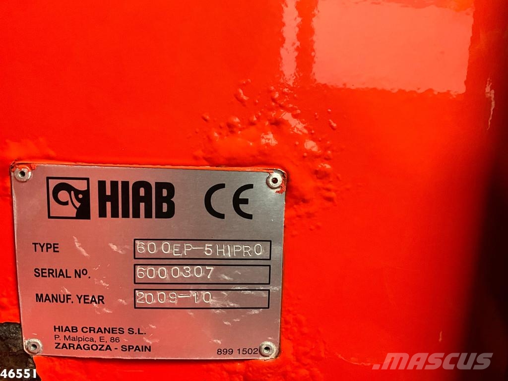 DAF FTN 105 XF 460 6x2 Hiab 60 Tonmeter laadkraan Tahače