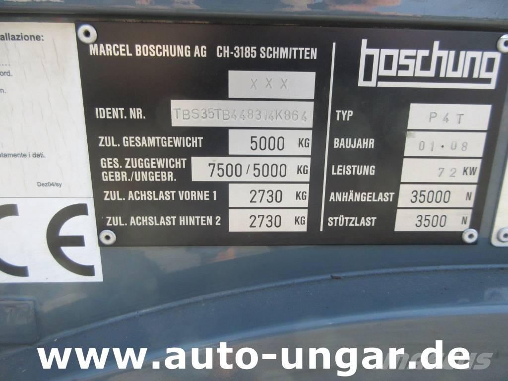 Boschung Pony P4 T Allrad 4x4 Kipper Kommunalfahrzeug Euro4 ناقلات الأدوات