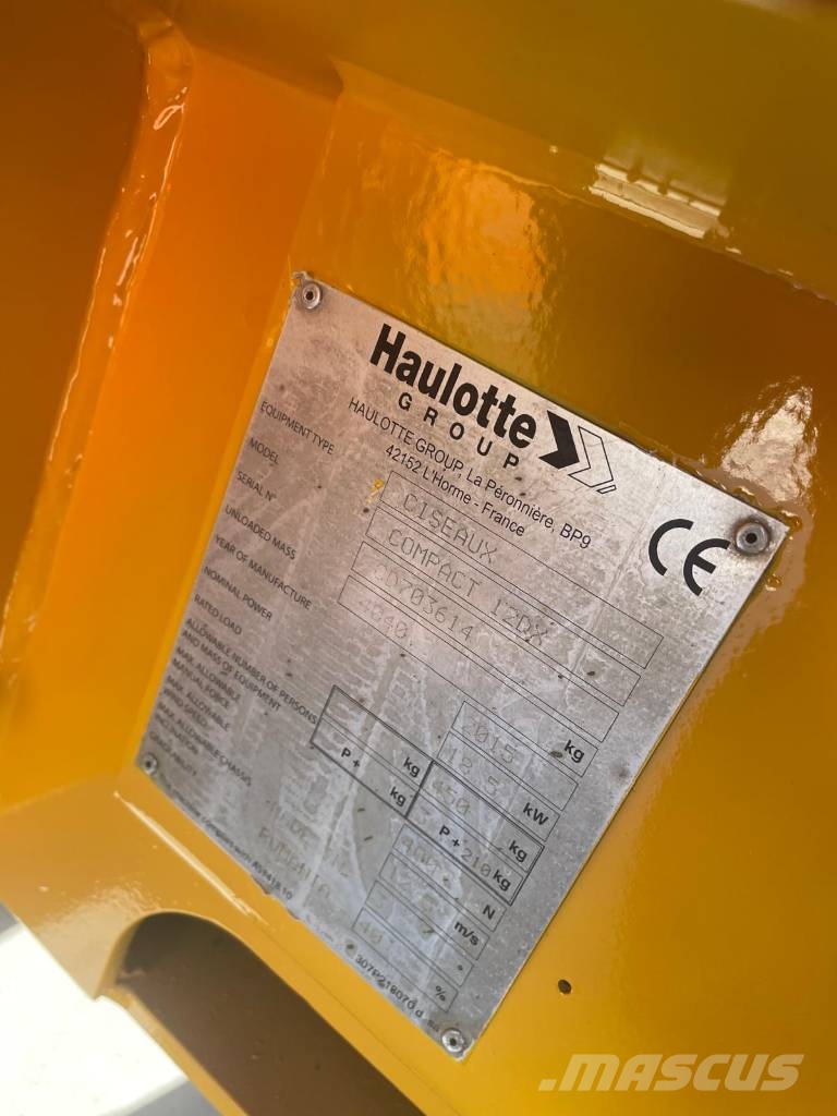 Haulotte Compact 12 DX رافعات مقصية الشكل