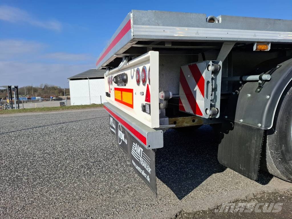 AMT UL400 4 akslet åben trailer med 7 m udtræk Pritschenanhänger