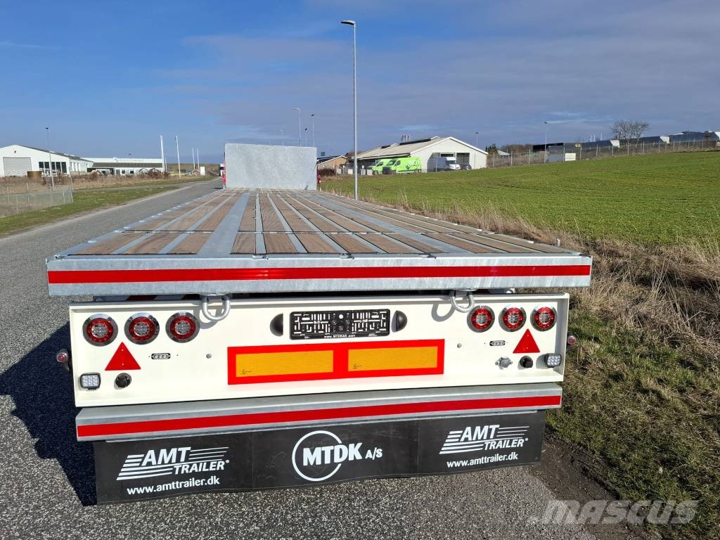AMT UL400 4 akslet åben trailer med 7 m udtræk Pritschenanhänger