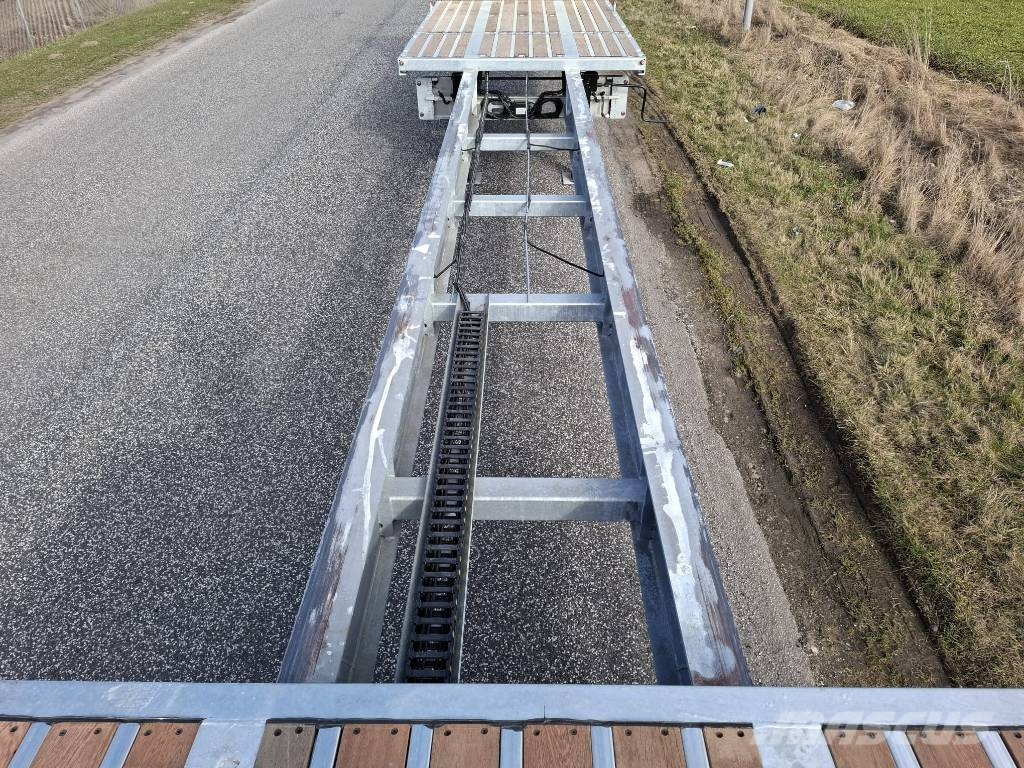 AMT UL400 4 akslet åben trailer med 7 m udtræk Pritschenanhänger