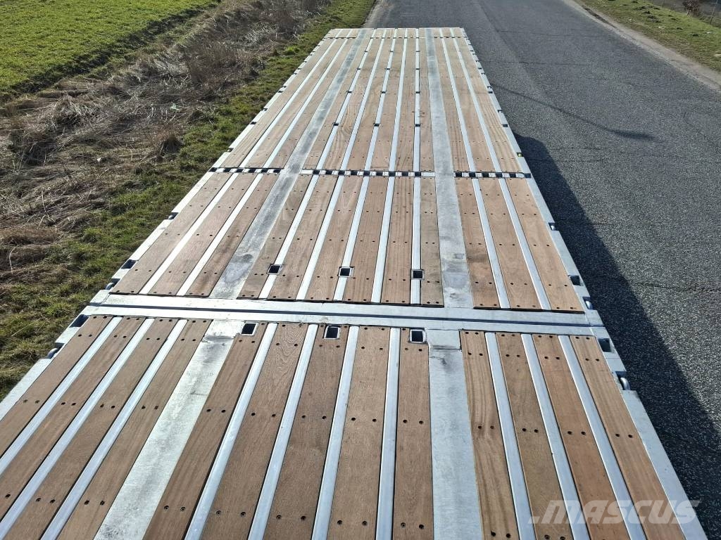 AMT UL400 4 akslet åben trailer med 7 m udtræk Pritschenanhänger
