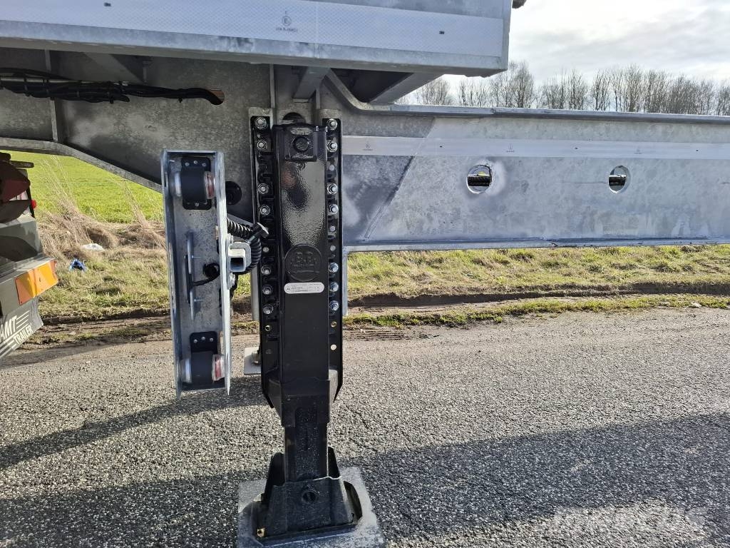 AMT UL400 4 akslet åben trailer med 7 m udtræk Pritschenanhänger