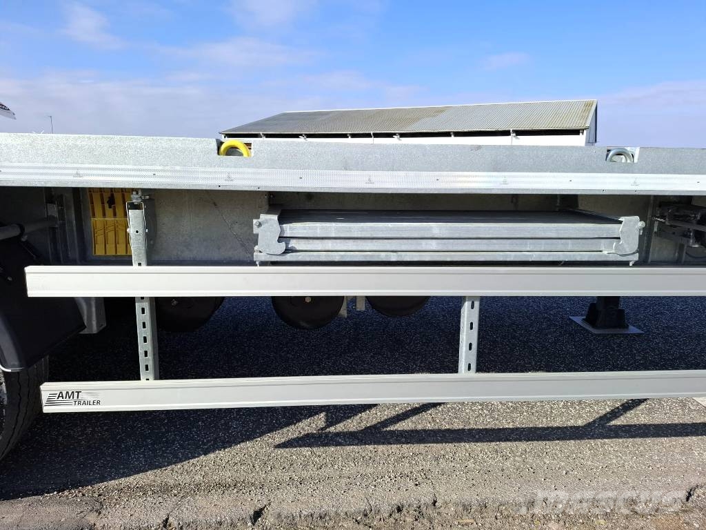 AMT UL400 4 akslet åben trailer med 7 m udtræk Pritschenanhänger