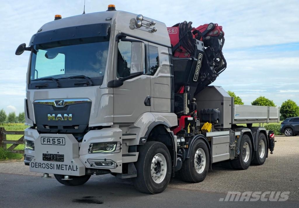 MAN TGS 37/510 8x4 FASSI 115tm CRANE/ FYJIB/WINCH/ TRA Polovne dizalice za sve terene