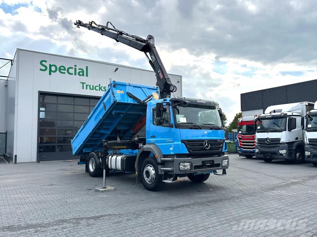 Mercedes-Benz Axor 1829 4x2 EEV – HIAB 122 D-3 DUO – 3-zijdige M Самоскиди